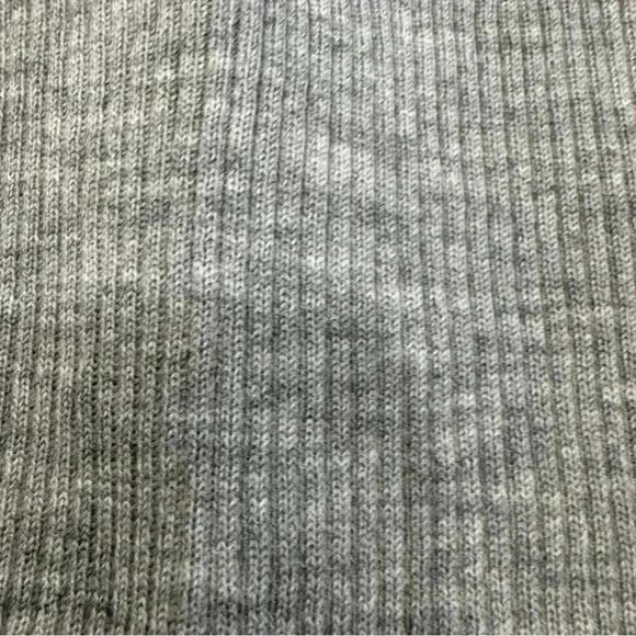 Diane Von Furstenberg women’s gray pullover sweater w/ lace overlay sz M - Picture 11 of 11